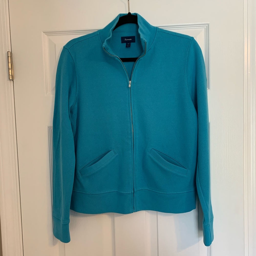 Faconnable Zip Up Sweater